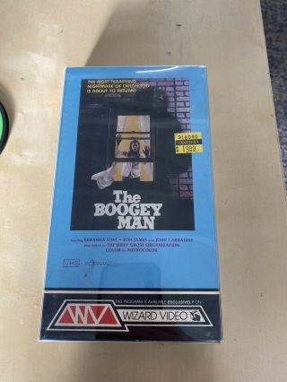 Wizard Video The Boogey Man Vhs Rare Oop
