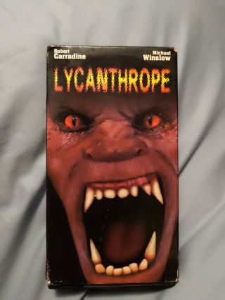 Lycanthrope Vhs Dead Alive Productions Rare Sov Horror