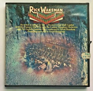 Rare Rick Wakeman (yes) Journey To The Centre Of The Earth Reel Tape Gtd 3 - 3/4ip