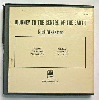 RARE Rick Wakeman (YES) Journey To The Centre Of The Earth Reel Tape GTD 3 - 3/4ip 3