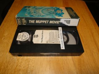 The Muppet Movie (VHS,  1984) Jim Henson Family Kids CBS Fox Red Vintage Rare 3