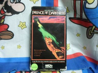 Rare Vintage Prince Of Darkness Release Vhs John Carpenter 1987 1988