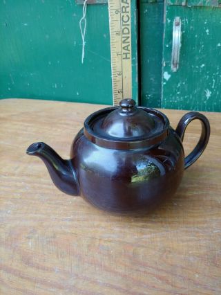 Antique Sadler Lb Made In England Brown 4 Cup Teapot