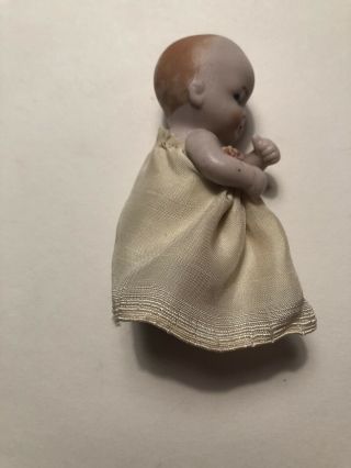 Antique Miniature All Bisque Baby Doll Made In Germany Thumb Sucker Hands 2