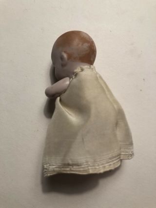 Antique Miniature All Bisque Baby Doll Made In Germany Thumb Sucker Hands 3
