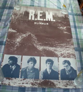 Rare R.  E.  M.  Record Store Poster For Murmur 1983 I.  R.  S.  24 " X 36 "