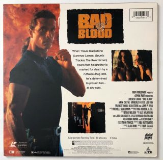 BAD BLOOD AKA VIPER Laserdisc LD ULTRA RARE LORENZO LAMAS Cult Action 2