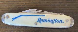 Vintage Remington Advertising Pocket Knife 2 Blade Very Rare