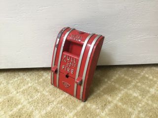 Vintage Rare Edwards 270 - Spo Local Alarm Fire Alarm Pull Station
