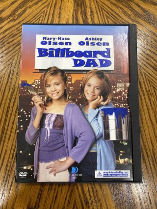 Billboard Dad (dvd,  2002) Usa Release Very Rare Oop Olsen Twins Mary Kate Ashley