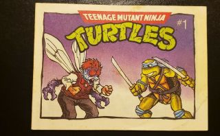 Rare 1989 Teenage Mutant Ninja Turtles Cereal Comic Book 1 Mirage Eastman Laird