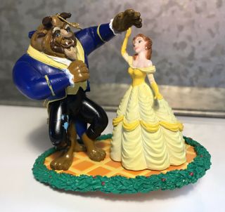 Rare Disney Store Beauty And The Beast Christmas Tree Ornament Belle Dance