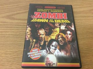 Zombie Dawn Of The Dead Dvd 1978 George A Romero Dario Argentines Rare European