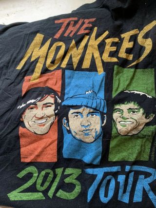 Monkees Concert T - Shirt 2013 Peter Tork Rare 2xl
