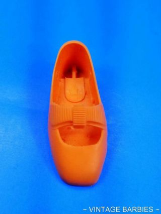 Tressy Ideal Doll Single Orang Rubber Shoe Vintage 1970 