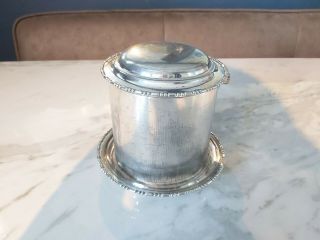 An Antique Victorian Silver Plated Biscuit Barrel By Atkin Brs Of Sheffield.