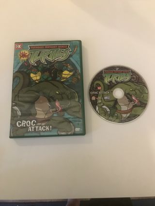 Tmnt Teenage Mutant Ninja Turtles Vol.  12 - Croc Attack Dvd 2004 Rare