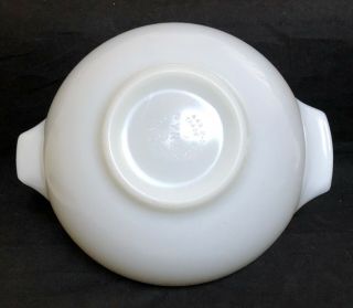 RARE Vintage Pyrex Solid White 443 Cinderella Bowl 3