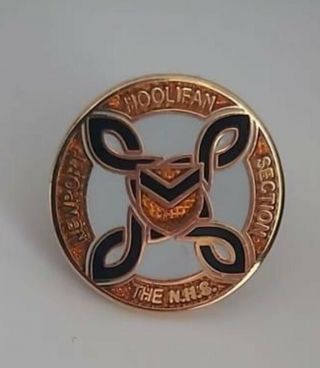 Newport County Nhs Hooligan Pin Badge Mega Rare Afc Hoolifan Ultra