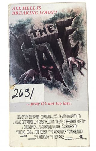The Gate Vhs The Rare Vestron Video Horror Cult Movie