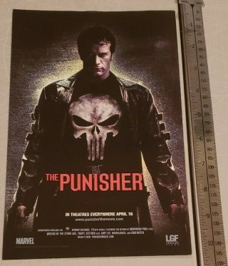 Thomas Jane The Punisher Movie Rare Advertisement (2003)