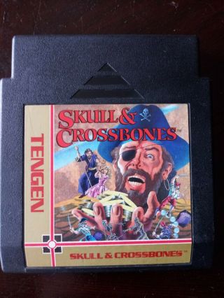 Skull & Crossbones - Tengen Nes Nintendo Game Cart Only Pirates Rare
