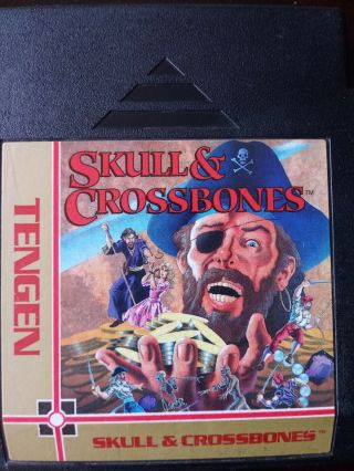 Skull & Crossbones - Tengen NES Nintendo Game cart only Pirates rare 2