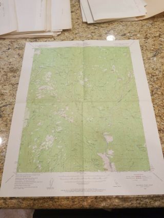 Shuteye Peak Ca Quad Topo Map 1953 15 Minute Series