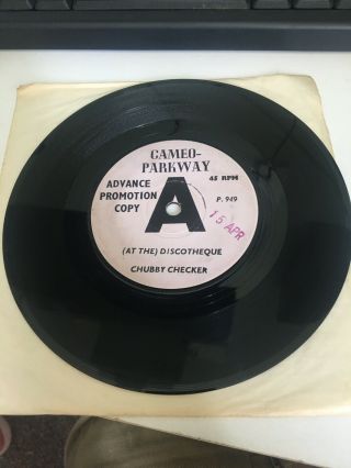 Chubby Checker - (at The) Discotheque - Rare Cameo Promo - Northern Soul