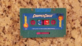 Rare Vintage Flipsiders Chopper Chase Travel Game 1987 Milton Bradley Cassette
