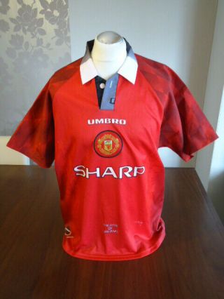 Manchester United 1996 Umbro Home Shirt Large Rare Vintage Man Utd