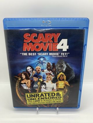 Scary Movie 4 (blu - Ray Disc,  2011) Authentic Us Release Rare Oop