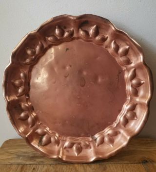 Antique Arts And Crafts Movement Copper Tray By Beldray
