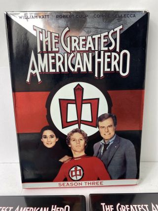 The Greatest American Hero - Third Final Season 3 Dvd 4 - Disc Set) Ntsc Rare Oop