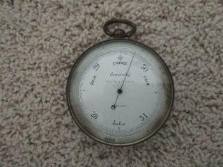 Antique Keuffel & Esser Barometer Altimeter Made In England