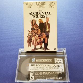 The Accidental Tourist Movie Video 8mm Recording (rare)