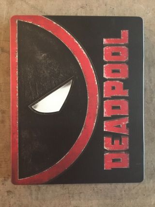 Deadpool (Blu - ray DVD,  2016) RARE 2 - Disc Combo Set SteelBook Best Buy No Digital 3