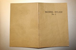 1939 Model Study No.  2 Watchtower Jehovah Witness Booklt Jf Rutherford Rare