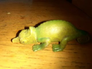 Yowie Long Strange Nose Chameleon Lizard Animal Figure Toy Rare Green