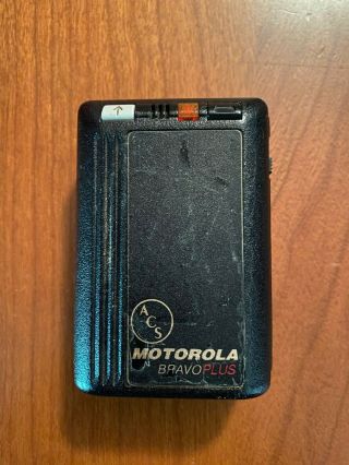 Rare Vintage Acs Motorola Bravo Plus Pager