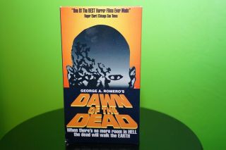 Dawn Of The Dead Rare Anchor Bay Horror Vhs George A.  Romero Zombie Movie
