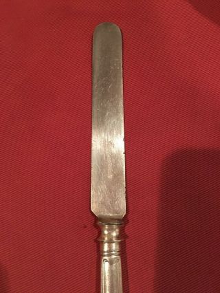 1847 Rogers Bros International Kings Pattern Silverplate Blunt Hollow Knife 10 