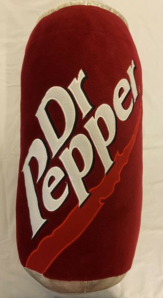 Rare Plush Dr Pepper Soda Can 2009 Sweet Thang Dr.  Pepper Pillow