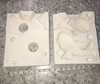 Fish Plaque Rare Vintage Spectrum Molds Ceramic Slip Casting Mold - 131