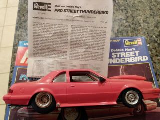 Revell Hot Rod Pro Street Thunderbird - Built W/ Box & Instructions
