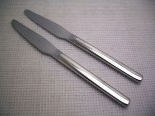 Oneida Vectra Set Of 2 Dinner Knives 9 1/2 " Usa Stainless Flatware