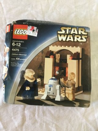 Lego 4475 Star Wars Jabbas Message Box Vintage 2003 Retired