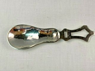 Hand Wrought Hammered Sterling Silver Medicine Spoon Marked Ad