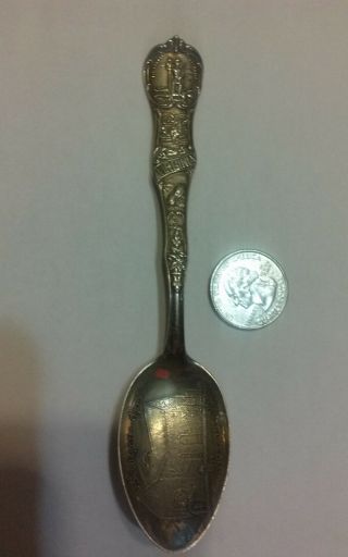 Antique/vintage 925 Sterling Souvenir Spoon Norfolk St Paul 