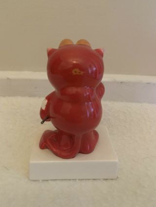 1981 Garfield Enesco Figurine “Last Of The Red Hot Lovers” Devil Rare Vintage 3